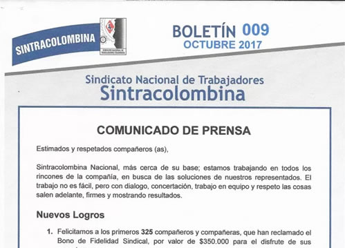 Boletín 009